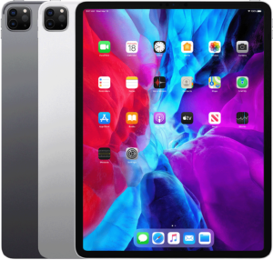 iPad Pro Generation 4 12.9 inch with fully functional LCD display.